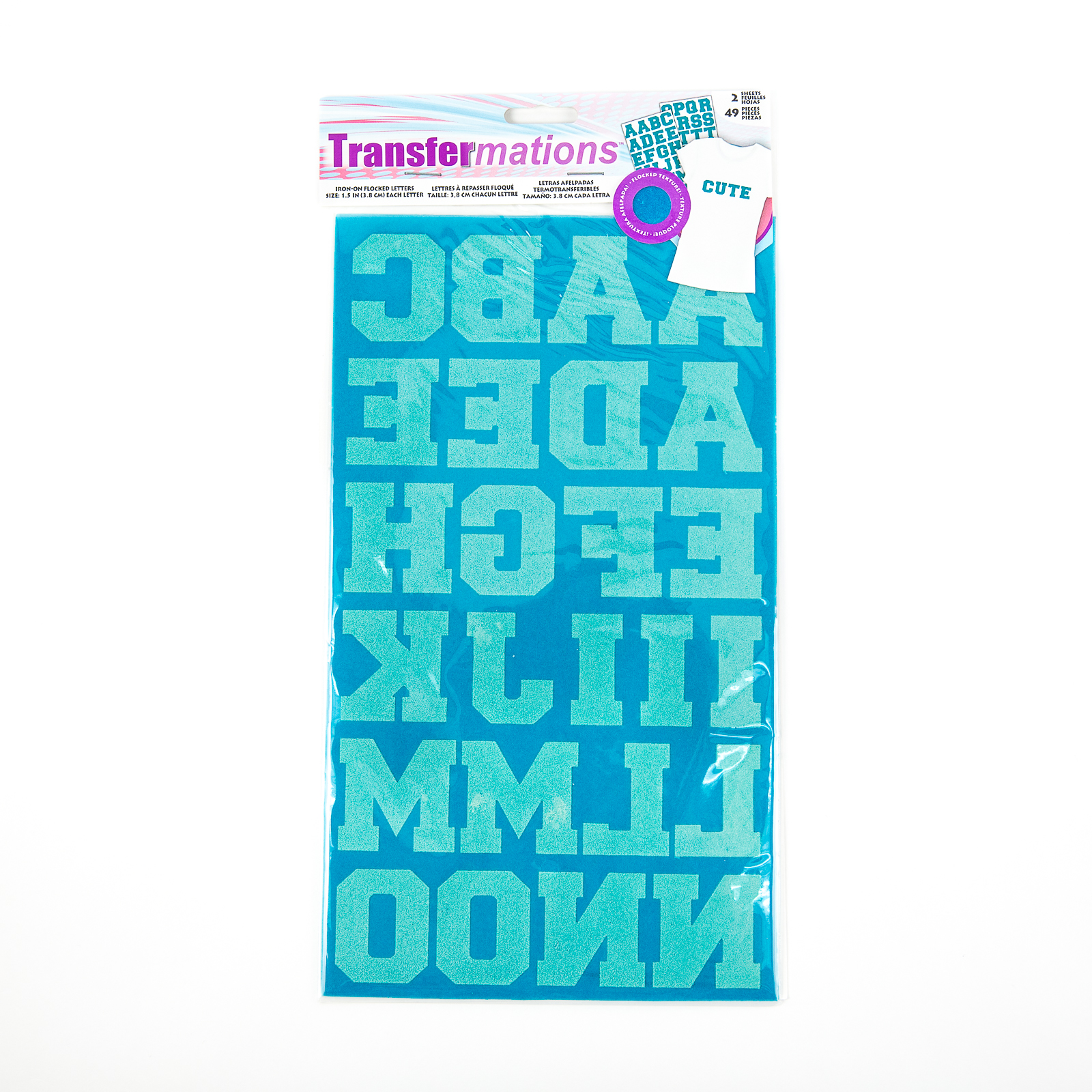 Shop for the Horizon® Transfermations™ IronOn Flocked Letters, Blue at